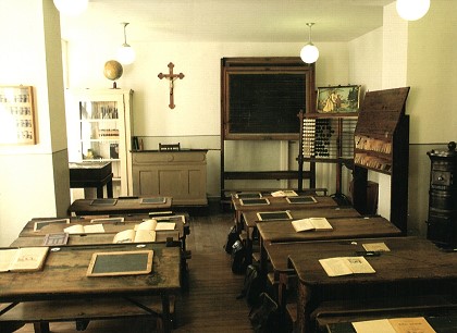 Klassenraum Parterre Schulmuseum